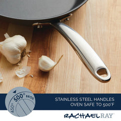 11- Piece Professional Hard-Anodized Nonstick and Induction Stainless Steel Cookware Set