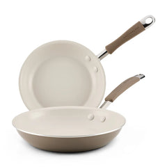 2-Piece Ceramic Nonstick Skillet Set