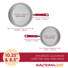 2-Piece Nonstick Induction Frying Pan Set