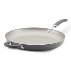 14.5-Inch Nonstick Induction Frying Pan with Helper Handle
