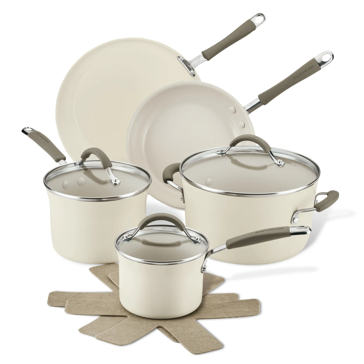 10-Piece Ceramic Nonstick Cookware Set