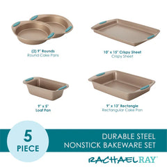 5-Piece Nonstick Bakeware Set