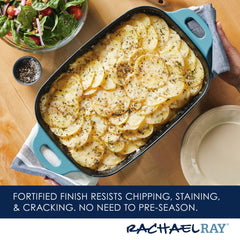 9-Inch x 13-Inch NITRO Cast Iron Roasting Pan
