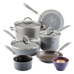 14-Piece Cucina Nonstick Cookware and Measuring Cup Set