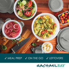 10-Piece Round Nestable Food Storage Containers