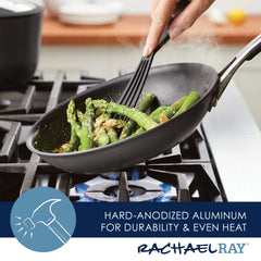 Cook + Create Hard Anodized Nonstick Frying Pans